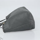 GUCCI Tote Bag Leather Outlet Gray Silver 354665 Auth 164491-4
