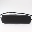 GUCCI Shoulder Bag Leather Black Gold 630595 Auth 164492-5