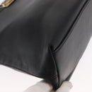 GUCCI Shoulder Bag Leather Black Gold 630595 Auth 164492-9