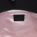 GUCCI Shoulder Bag Leather Black Gold 630595 Auth 164492-21