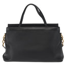 GUCCI Shoulder Bag Leather Black Gold 630595 Auth 164492-2