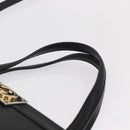 GUCCI Shoulder Bag Leather Black Gold 630595 Auth 164492-14