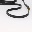 GUCCI Shoulder Bag Leather Black Gold 630595 Auth 164492-8