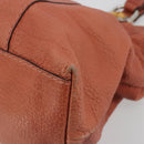 GUCCI Bamboo Tote Bag Leather Pink Silver 232947 Auth 164494-10