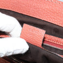 GUCCI Bamboo Tote Bag Leather Pink Silver 232947 Auth 164494-25