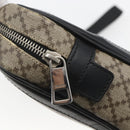 GUCCI Diamante Clutch Bag PVC Leather Beige 267921 Auth 164504-14