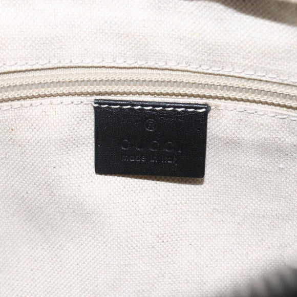 GUCCI Diamante Clutch Bag PVC Leather Beige 267921 Auth 164504