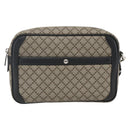 GUCCI Diamante Clutch Bag PVC Leather Beige 267921 Auth 164504-2