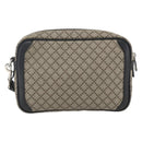 GUCCI Diamante Clutch Bag PVC Leather Beige 267921 Auth 164504-3