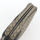 GUCCI Diamante Clutch Bag PVC Leather Beige 267921 Auth 164504-6
