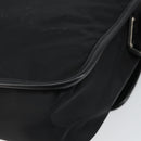 PRADA Umhängetasche Nylon Schwarz Silber Auth 164506-15