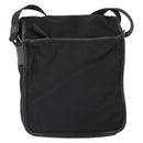 PRADA Umhängetasche Nylon Schwarz Silber Auth 164506-2