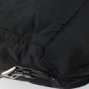 PRADA Backpack Nylon Black Silver Auth 164508-19