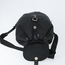 PRADA Backpack Nylon Black Silver Auth 164508-21
