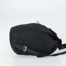 PRADA Backpack Nylon Black Silver Auth 164508-3