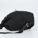 PRADA Backpack Nylon Black Silver Auth 164508-4