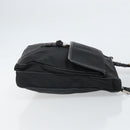 PRADA Shoulder Bag Nylon Black Silver Auth 164510-3