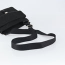 PRADA Shoulder Bag Nylon Black Silver Auth 164510-7