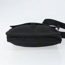 PRADA Shoulder Bag Nylon Black Silver Auth 164510-5