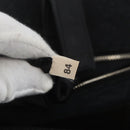 PRADA Shoulder Bag Wool Leather Black Silver Auth 164511-12