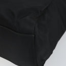 PRADA Hand Bag Nylon plastic Black Clear Silver Auth 164512-9