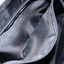 PRADA Hand Bag Nylon plastic Black Clear Silver Auth 164512-21
