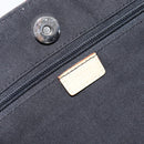 BURBERRY Nova Check Tote Bag Canvas Beige Silver Auth 164516-10