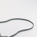 PRADA Hand Bag Safiano leather 2way Gray Silver Auth 164520-14