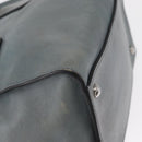 PRADA Hand Bag Safiano leather 2way Gray Silver Auth 164520-15