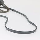 PRADA Hand Bag Safiano leather 2way Gray Silver Auth 164520-9