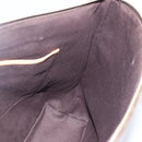 CELINE Macadam Canvas Tote Bag PVC Leather Brown Gold Auth 164523-18