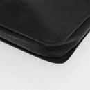 CHANEL Business Tasche Caviar Skin Schwarz Gold CC Auth 164528-14