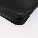 CHANEL Business Tasche Caviar Skin Schwarz Gold CC Auth 164528-16