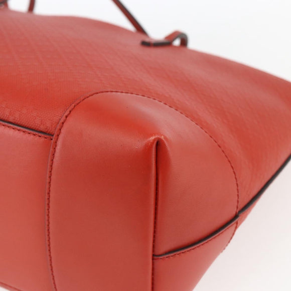 GUCCI Diamante Tote Bag Leder Rot Gold 353397 Auth 164533