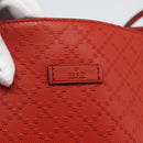 GUCCI Diamante Tote Bag Leder Rot Gold 353397 Auth 164533-17