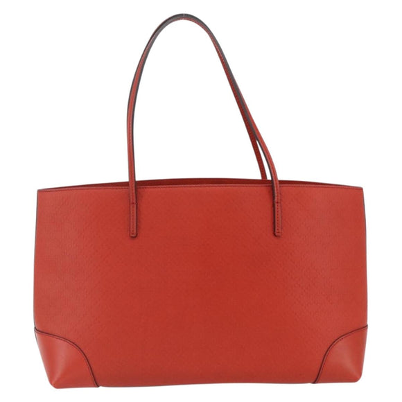 GUCCI Diamante Tote Bag Leder Rot Gold 353397 Auth 164533