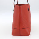 GUCCI Diamante Tote Bag Leder Rot Gold 353397 Auth 164533-3