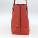 GUCCI Diamante Tote Bag Leder Rot Gold 353397 Auth 164533-4