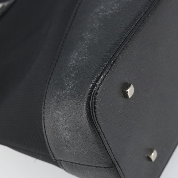 FENDI Zucca Canvas Tote Bag Black Brown Auth 164534