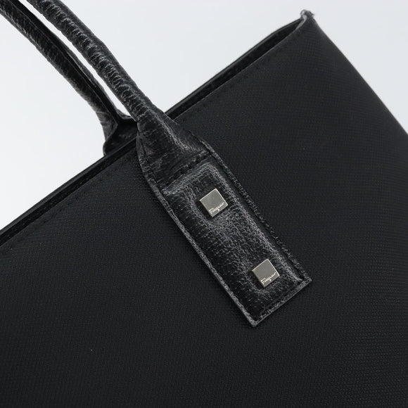 FENDI Zucca Canvas Tote Bag Black Brown Auth 164534