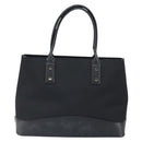 FENDI Zucca Canvas Tote Bag Black Brown Auth 164534-2