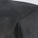 Christian Dior Trotter Canvas Boston Bag PVC Schwarz Gold Auth 164537-15