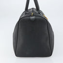 Christian Dior Trotter Canvas Boston Bag PVC Schwarz Gold Auth 164537-3