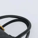Christian Dior Trotter Canvas Boston Bag PVC Schwarz Gold Auth 164537-8