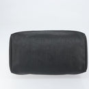 Christian Dior Trotter Canvas Boston Bag PVC Schwarz Gold Auth 164537-5
