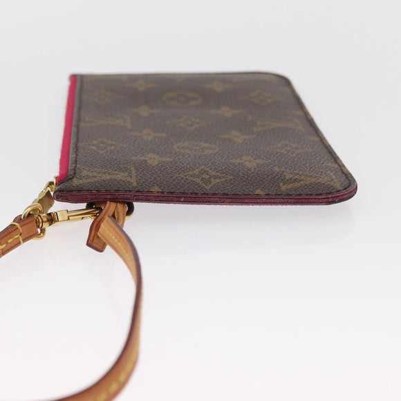 LOUIS VUITTON Monogram Neverfull PM Pouch LV Auth 164541