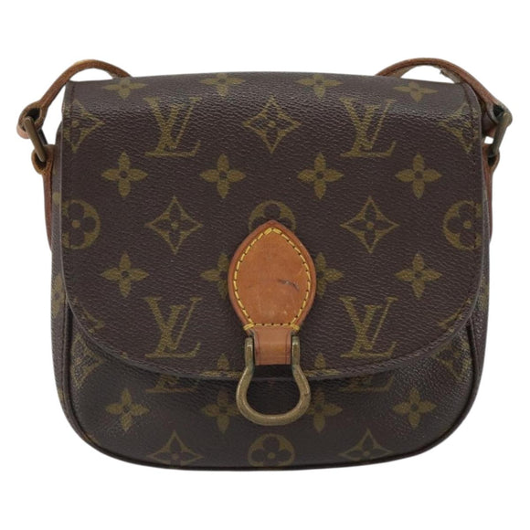 LOUIS VUITTON Monogram Saint Cloud PM Shoulder Bag M51244 LV Auth 164547