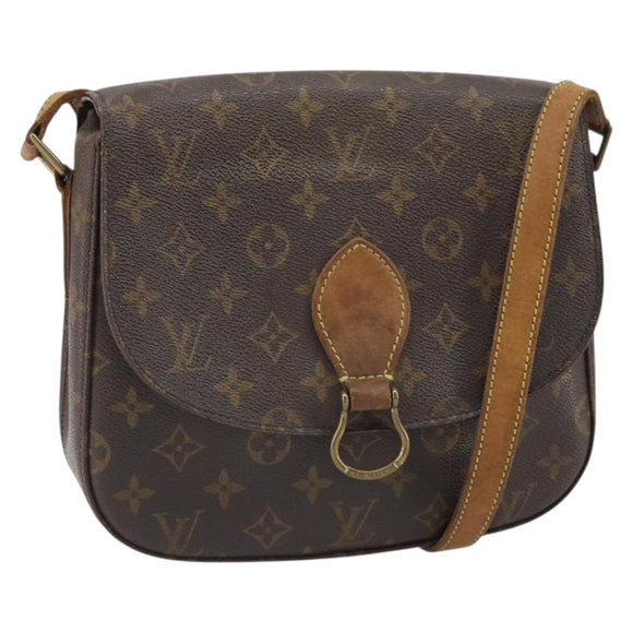 LOUIS VUITTON Monogram Saint Cloud GM Shoulder Bag M51242 LV Auth 164548