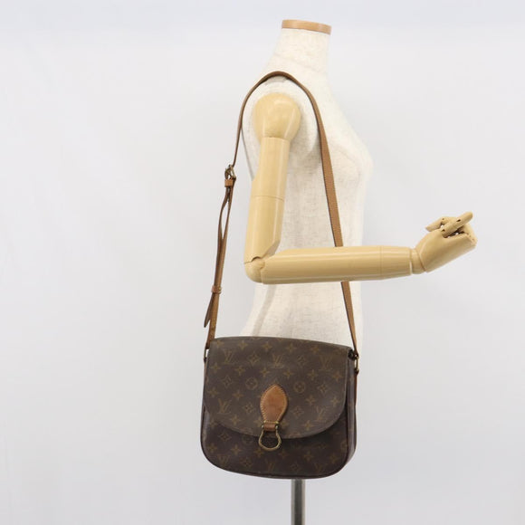 LOUIS VUITTON Monogram Saint Cloud GM Shoulder Bag M51242 LV Auth 164548