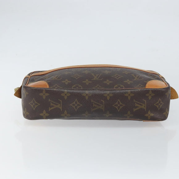 LOUIS VUITTON Monogram Compiegne 28 Clutch Bag M51845 LV Auth 164550